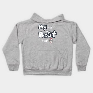 My Pup is Best Pup - Spaniel Puppy Kids Hoodie